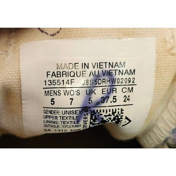 Converse Chuck Taylor All Star OX 135514F  Snorkel Blue Woman's Size 7 Men's Siz - Picture 6 of 6